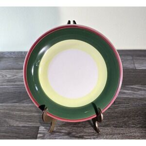 Gibson GID475‎ Plate 7in Green Yellow Red Concentric Circles